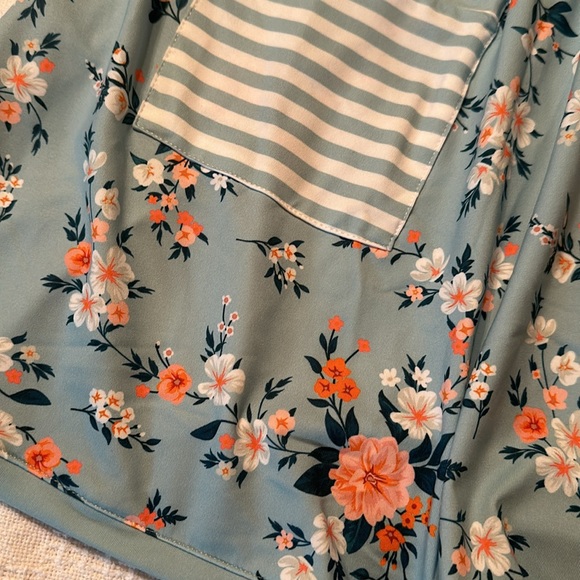 NWT MILLIE LOVES LILY Mini Garden Pocket A-Line Dress &Stripe Leggings. - Picture 5 of 10